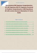 (All-inclusive) RN Capstone Comprehensive; ATI RN Capstone; RN ATI Capstone Proctored & Predictor Comprehensive (+800 Questions) All with correct Answers |Guarantee A+ Score Guide