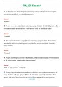 NR 228 (Latest 2024 / 2025) Exam 5  Questions & Answers with rationales 