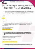 ATI RN COMPREHENSIVE PREDICTOR NGN 2019 FORM B VERSION 2023