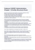 Cadence CAD201 Administration Chapter 1 (Facility Structure) Exam 2024