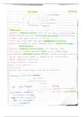 Brief Notes for A Level Biology AQA 