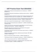 Package deal for UST Final Exam With Elaborated And Verified Solutions 2024/2025