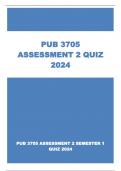 PUB 3705 ASSESSMENT 2 SEMESTER 1 QUIZ 2024