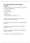 3A1 ABSA Questions with Complete Solutions