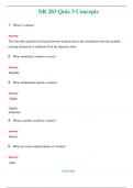 NR 283 (Latest 2024 / 2025) Quiz 3 Concepts   Questions & Answers with rationales 