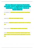 VA Core Manual: Applying Pesticides Correctly: Unit 9. Application Equipment, Calibration, and Methods - Terms to  Know Rated A+