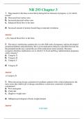 NR 293  Bundle Ch 1-7  , Chapter 3, Book Questions     | Updated 2024 | Graded A+ Solved 100% Correct