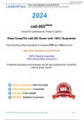 Comptia cs0 003 exam practice materials 2024