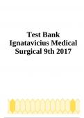 Test Bank Ignatavicius Medical Surgical 9th 2017