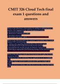 CMIT 326 Cloud Tech final exam 1 questions and answers.