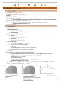 Materialen - volledige samenvatting - tweede Bachelor - Burgerlijk Ingenieur Architect