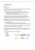 Samenvatting Psychiatrie -  psychiatrie