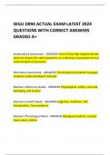 WGU D094 ACTUAL EXAM LATEST 2024 QUESTIONS WITH CORRECT ANSWERS GRADED A+