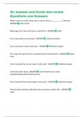 AIR MASSES AND FRONTS BUNDLED ACTUAL QUESTIONS AND ANSWERS WITH COMPLETE SOLUTIONS 100% CORRECT | LATEST 2024