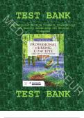 Professional Nursing Concepts Competencies for Quality Leadership 5th Edition Finkelman Test Bank, All Chapters - Questions and Answers