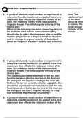 AP Physics 1 Unit 7 Progress Check A and B Q&A.