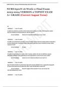 NURS 6501N-16 Week 11 Final Exam 2023-2024 VERSION 2 TOPEST EXAM A+ GRADE (Correct August Term)