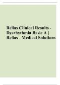 Relias Clinical Results - Dysrhythmia Basic A | Relias - Medical Solutions