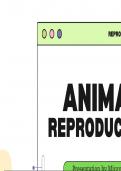 Animal Reproduction Introduction and Summary IEB 