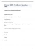 Chapter 5 OB Final Exam Questions 2024.