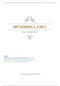 KBT Kennis Basis Taal - Samenvatting Domein: 3, 4 en 5