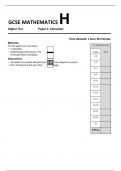 AQA GCSE MATHEMATICS 8300-3F Foundation Tier Paper 3 Calculator Question Paper And Mark scheme June 2022.