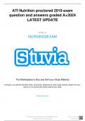 Exam (elaborations) ATI NUTRITION PROCTORED NGN NEWEST2023/ 2024 EXAM COMPLETE QUESTIONS AND CORRECT DETAILED ANSWERS Diabetes Mellitus: Treating Hypoglycemia With Carbohydrates (Active Learning Template - Basic Concept, RM Nutrition 6.0 Chp. 15) - ️️️-cl
