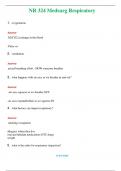 NR 324 BUNDLE Med surg Hematology  , Medsurg Respiratory (Latest 2024 - 2025) Actual Questions and Answers 100% Correct