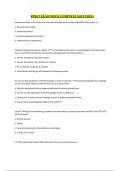 RPSGT EXAM MOCK COMPLETE SOLUTIONS