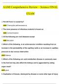 AAMI Comprehensive Review – Science FINAL EXAM Questions and Verified Answers (2024 / 2025)/ A+ GRADE