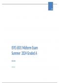 ISYE 6501 Midterm Exam Summer  2024 Graded A