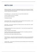  Definition of Marketing -  correct answer An organizational function and a set of processes for creating, communicating and delivering value to customers and for managing customer relationships in ways that benefit the organizations and its stakeholders 