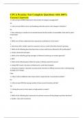  CPCA Practice Test Complete Questions with 100% Correct Answers 1. Is the acronym GMROI important to the practice of category management? No 1. Is the acronym DSD in-store merchandising materials used to catch shopper's attention? No 1. Does referring