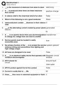 Electrical test 1 with correct 2024 answers 