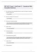 EDF 6221 Exam 1  Questions  Answers