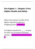 Fire Fighter 1 - Chapter 2 Fire  Fighter Health and Safety 