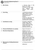 Automotive Engineering Exam 2 with correct 2024 answers