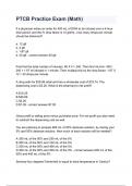 PTCB Practice Exam (Math) questions and answers latest 2024