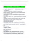 MSC 3 exam 1 Questions and Answers 2024