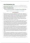 Solution Manual for Business Communication A Problem Solving Approach 2nd Canadian Edition by Kathryn Rentz, Paula Lentz, Marco Campagna, Carleigh Brady Chapter 1-14 and Refrence(A B)