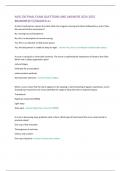 NUR 230 FINAL EXAM QUESTIONS AND ANSWERS 2024-2025 BRANDNEW!!//GRADED A+ A client's bed partner reports the client often has irregular snoring and silence followed by a snort. Does this warrant further assessment?