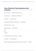 Esco Electrical Test Questions And Answers