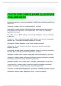 PSYCH EOR DRUGS EXAM QUESTIONS AND ANSWERS 2024