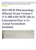 HESI pharmacology exams 