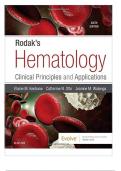 Test Bank Rodak’s Hematology 6th Edition Walenga Questions & Answers with rationales (Chapter 1-43) Latest Update 9780323530453 Newest Edition 2024 INSTANT PDF DOWNLOAD