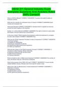 OSHA 511 General Industry Exam Complete Questions And Answers Rated 100% Correct!!