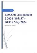 EDS3701 Assignment 2 2024 (693157) - DUE 8 May 2024