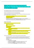 BEST ANSWERS NR442/ NR 442 Community Health Nursing Exam 2 Objectives (chap 13, 15, 19, 21, 23, 24, 25, 28, 29, 30, 31, 32, 33, 34) 2024/2025 new update 