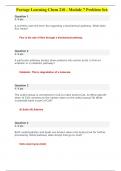 Portage Learning Chem 210 - Module 7 Problem Set.