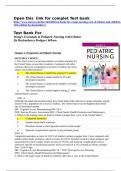 Test Bank For Wong’s Essentials of Pediatric Nursing 11th Edition By Hockenberry Rodgers Wilson